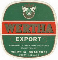 Wertha Brouwerij, Export