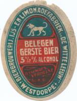Bierbrouwerij De Witte Leeuw (Westdorpe), Belegen Gerste Bier
