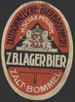 Zaltbommelsche Brouwerij, Z.B. Lager Bier