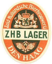 Zuidhollandse Bierbrouwerij (ZHB), Z.H.B. Lager