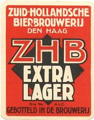 Zuidhollandse Bierbrouwerij (ZHB), Z.H.B. Extra Lager