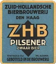 Zuidhollandse Bierbrouwerij (ZHB), ZHB Pilsener Zwaar Bier