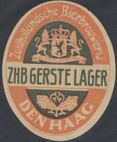 Zuidhollandse Bierbrouwerij (ZHB), Gerste Lager