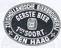 Zuidhollandse Bierbrouwerij (ZHB), Gerste Bier 1e soort