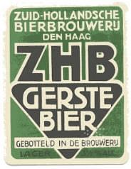 Zuidhollandse Bierbrouwerij (ZHB), ZHB Gerste Bier