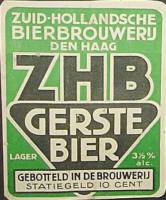 Zuidhollandse Bierbrouwerij (ZHB), ZHB Gerste Bier