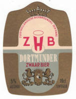 Zuidhollandse Bierbrouwerij (ZHB), Z.H.B. Dortmunder Zwaar Bier