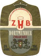 Zuidhollandse Bierbrouwerij (ZHB), Z.H.B. Dortmunder Zwaar Bier