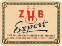 Zuidhollandse Bierbrouwerij (ZHB), Z.H.B. Export