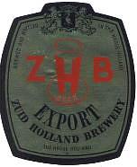 Zuidhollandse Bierbrouwerij (ZHB), Z.H.B. Export Beer