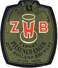 Zuidhollandse Bierbrouwerij (ZHB), Z.H.B. Export Pilsener Lager