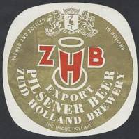 Zuidhollandse Bierbrouwerij (ZHB), Z.H.B. Export Pilsener Beer