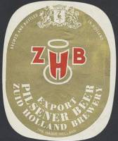 Zuidhollandse Bierbrouwerij (ZHB), Z.H.B. Export Pilsener Beer