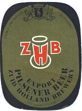 Zuidhollandse Bierbrouwerij (ZHB), Z.H.B. Export Pilsener Beer