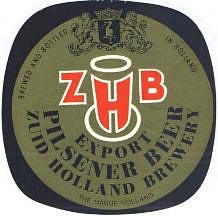 Zuidhollandse Bierbrouwerij (ZHB), Z.H.B. Export Pilsener Beer