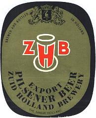 Zuidhollandse Bierbrouwerij (ZHB), Z.H.B. Export Pilsener Beer