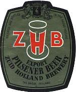 Zuidhollandse Bierbrouwerij (ZHB), Z.H.B. Export Pilsener Beer