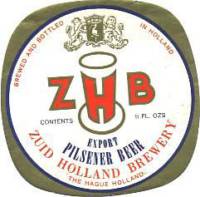 Zuidhollandse Bierbrouwerij (ZHB), Z.H.B. Export Pilsener Beer