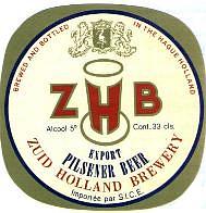 Zuidhollandse Bierbrouwerij (ZHB), Z.H.B. Export Pilsener Beer
