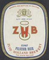 Zuidhollandse Bierbrouwerij (ZHB), Z.H.B. Export Pilsener Beer