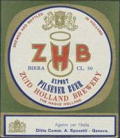 Zuidhollandse Bierbrouwerij (ZHB), Z.H.B. Export Pilsener Beer