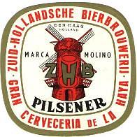 Zuidhollandse Bierbrouwerij (ZHB), Z.H.B. Pilsener Marca Molino