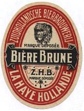 Zuidhollandse Bierbrouwerij (ZHB), Bière Brune