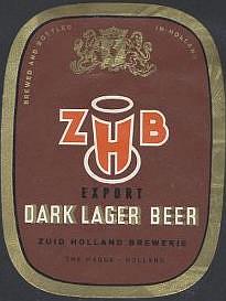 Zuidhollandse Bierbrouwerij (ZHB), Z.H.B. Dark Lager Beer Export