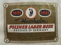 Zuidhollandse Bierbrouwerij (ZHB), Harzheim Pilsener Lager Beer