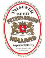 Zuidhollandse Bierbrouwerij (ZHB), Peter's Brand Holland Pilsener Beer