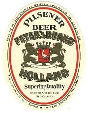 Zuidhollandse Bierbrouwerij (ZHB), Peter's Brand Holland Pilsener Beer