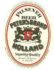 Zuidhollandse Bierbrouwerij (ZHB), Peter's Brand Holland Pilsener Beer