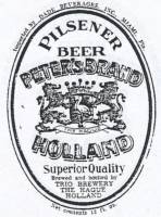 Zuidhollandse Bierbrouwerij (ZHB), Peter's Brand Holland Pilsener Beer