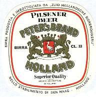Zuidhollandse Bierbrouwerij (ZHB), Peter's Brand Holland Pilsener Beer