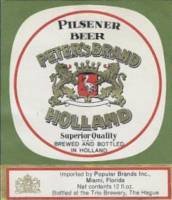 Zuidhollandse Bierbrouwerij (ZHB), Peter's Brand Holland Pilsener Beer
