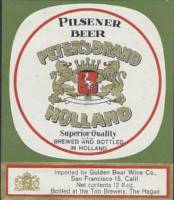 Zuidhollandse Bierbrouwerij (ZHB), Peter's Brand Holland Pilsener Beer