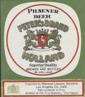Zuidhollandse Bierbrouwerij (ZHB), Peter's Brand Holland Pilsener Beer
