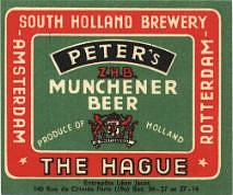 Zuidhollandse Bierbrouwerij (ZHB), Peter's Munchener Beer