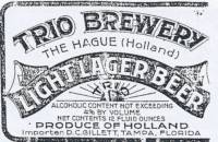 Zuidhollandse Bierbrouwerij (ZHB), Trio Light Lager