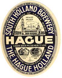 Zuidhollandse Bierbrouwerij (ZHB), Hague Lager Beer Pilsner Type