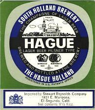Zuidhollandse Bierbrouwerij (ZHB), Hague Lager Beer Pilsner Type