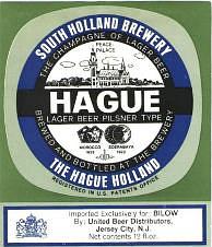 Zuidhollandse Bierbrouwerij (ZHB), Hague Lager Beer Pilsner Type