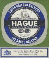 Zuidhollandse Bierbrouwerij (ZHB), Hague Lager Beer Pilsner Type