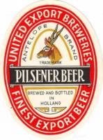 Zuidhollandse Bierbrouwerij (ZHB), Antelope Brand Pilsener Beer