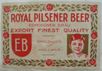 Zuidhollandse Bierbrouwerij (ZHB), EB Royal Pilsener Beer