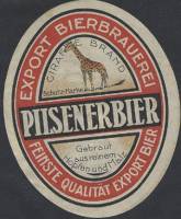 Zuidhollandse Bierbrouwerij (ZHB), Giraffe Brand Pilsener Beer