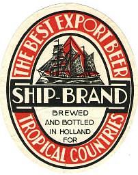 Zuidhollandse Bierbrouwerij (ZHB), Ship Brand The Best Export Beer