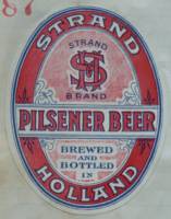 Zuidhollandse Bierbrouwerij (ZHB), Strand Brand Pilsener Beer