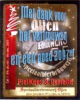Bierbrouwerij Oijen, Met dank voor het vertrouwen en een goed 2007