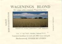 Brouwerij Onder De Linden, Wagenings Blond